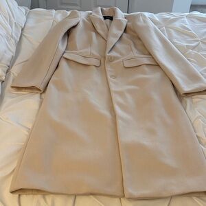 Elegant Cream Women's Coat
